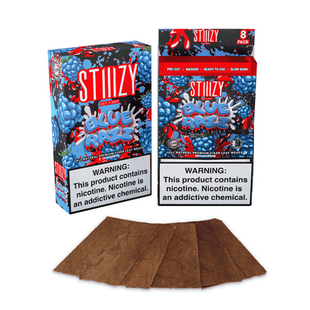 🎁 STIIIZY Premium All Natural Leaf Wraps 5ct (8/Pack) (100% off)