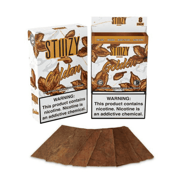 STIIIZY Premium All Natural Leaf Wraps 5ct (8/Pack)