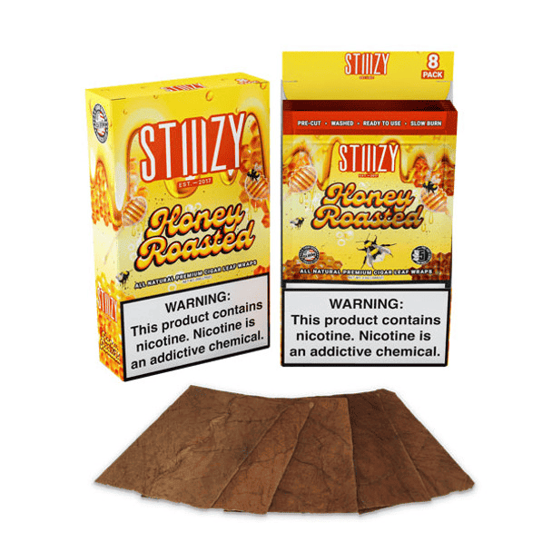 STIIIZY Premium All Natural Leaf Wraps 5ct (8/Pack)