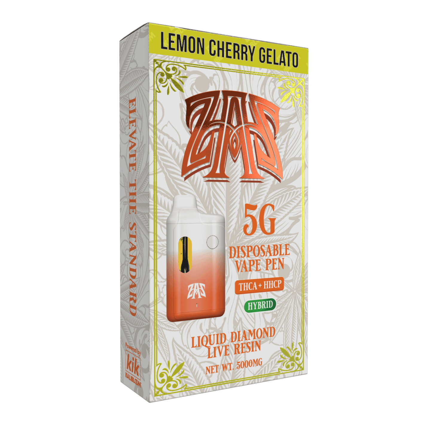 Kalibloom Kik THC-A ZAZ Disposable 5000mg (5/pack)