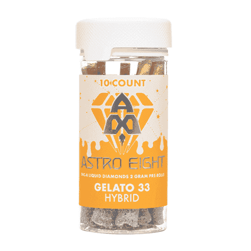 Astro Eight THC-A Liquid Diamond Pre Rolls 2g 10ct (SINGLE)