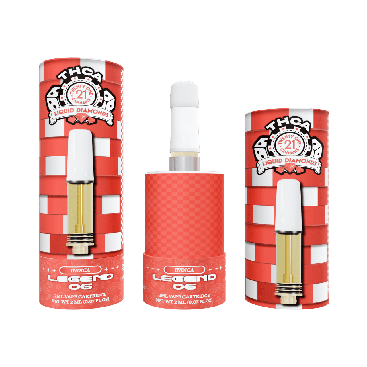 Twenty One THC-A Cartridge 2g (6/pack)