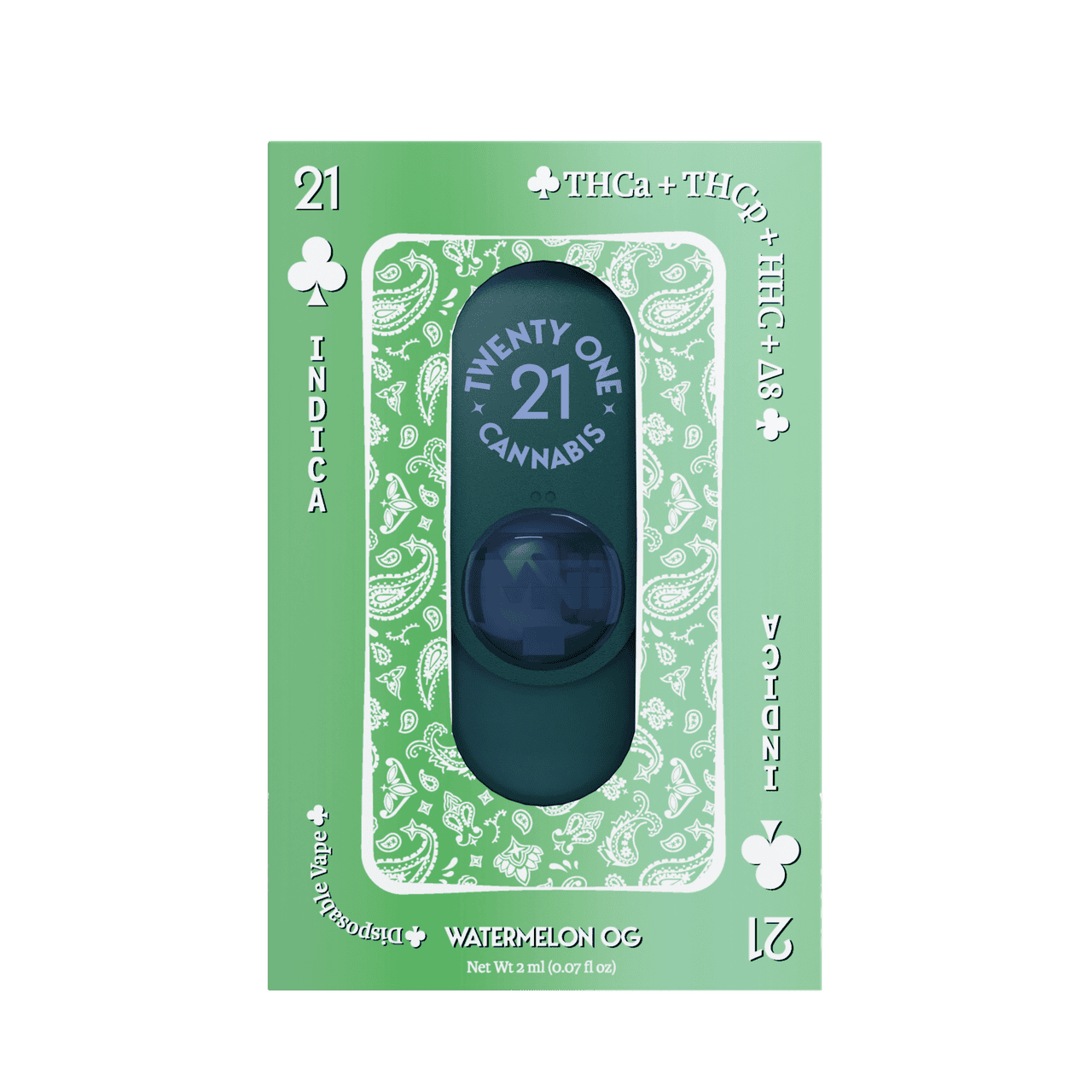 Twenty One THC-A Disposable 2g (6/pack) - Clearance