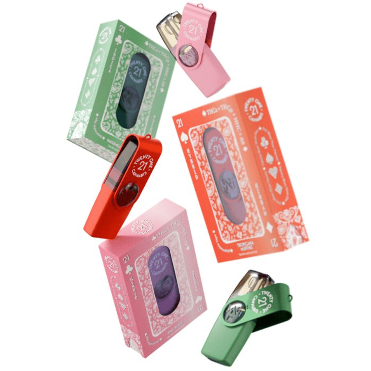 Twenty One THC-A Disposable 2g (6/pack) - Clearance