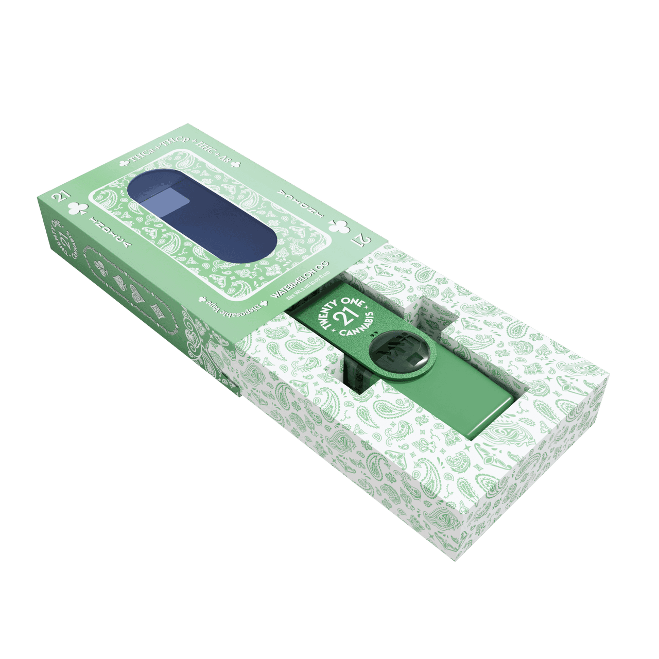 Twenty One THC-A Disposable 2g (6/pack) - Clearance