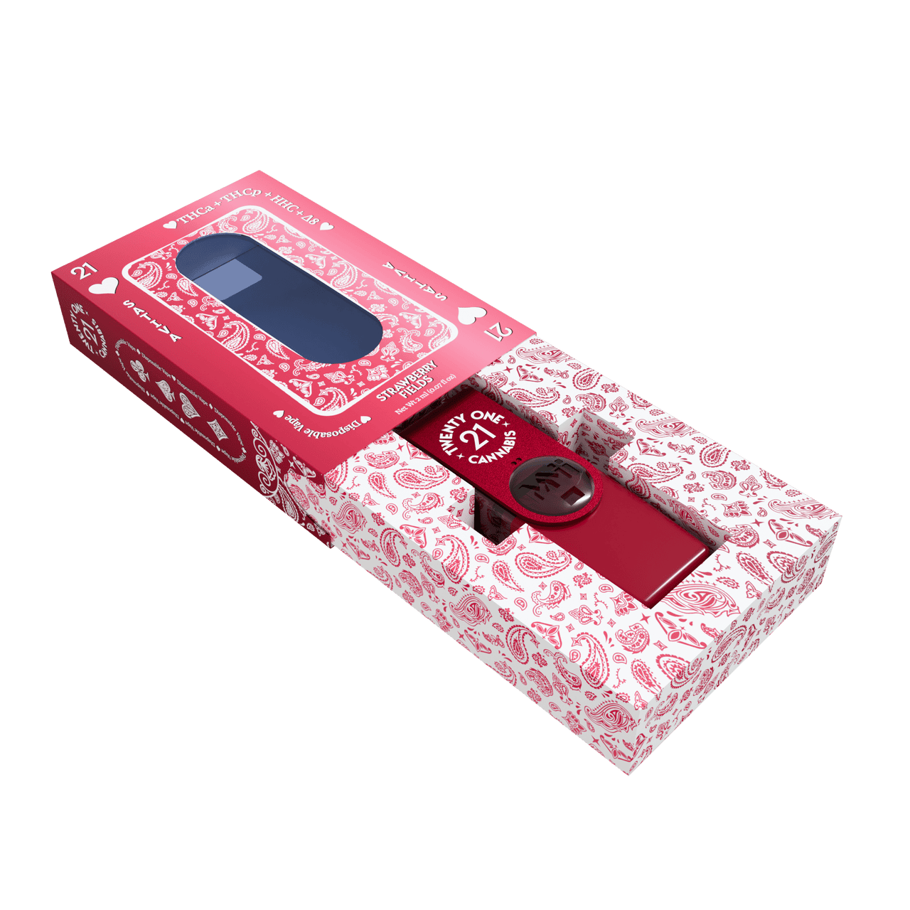 Twenty One THC-A Disposable 2g (6/pack) - Clearance