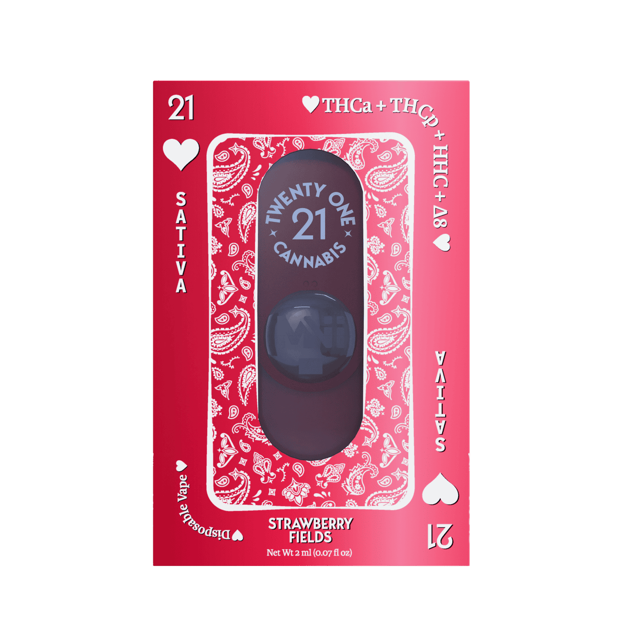 Twenty One THC-A Disposable 2g (6/pack) - Clearance