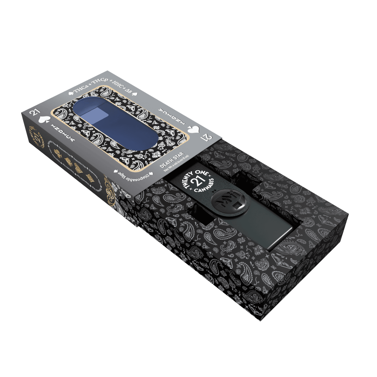 Twenty One THC-A Disposable 2g (6/pack) - Clearance