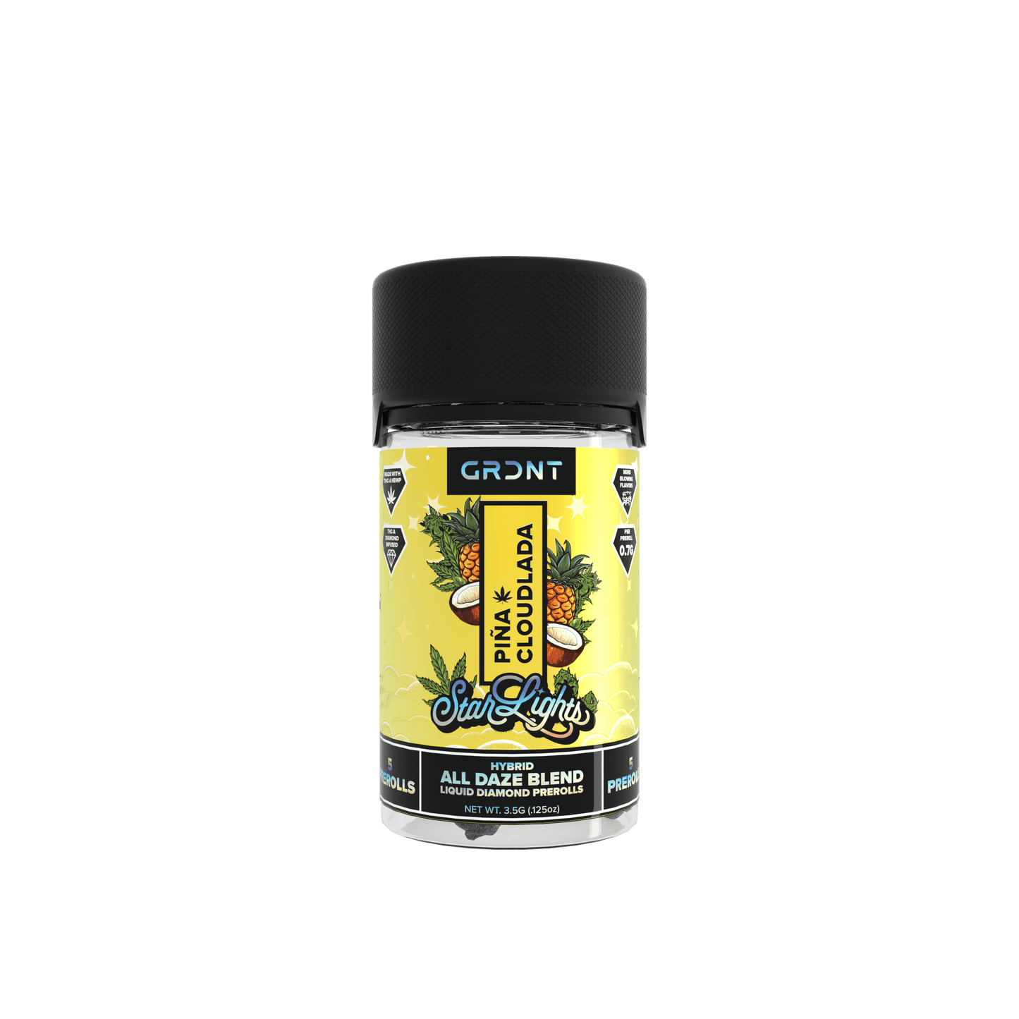 GRDNT All Daze Blend THC-A Pre Rolls 5ct 3.5g (4/pack)