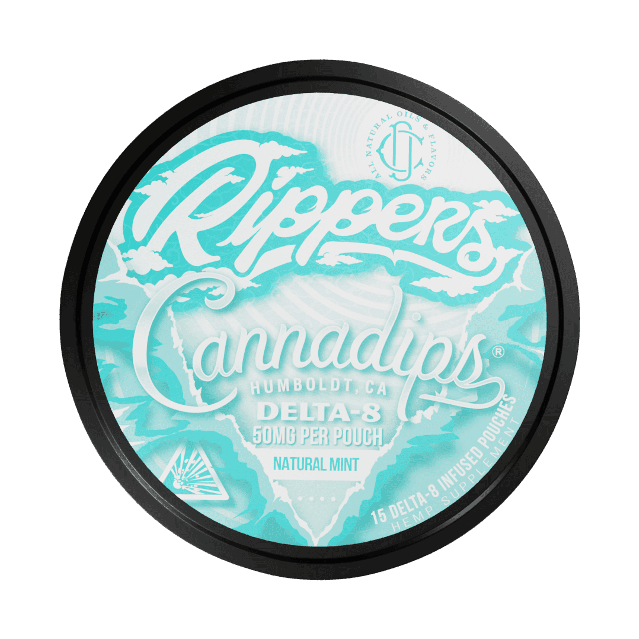 Cannadips Rippers Delta 8 Pouches 50mg 15ct (5/pack)