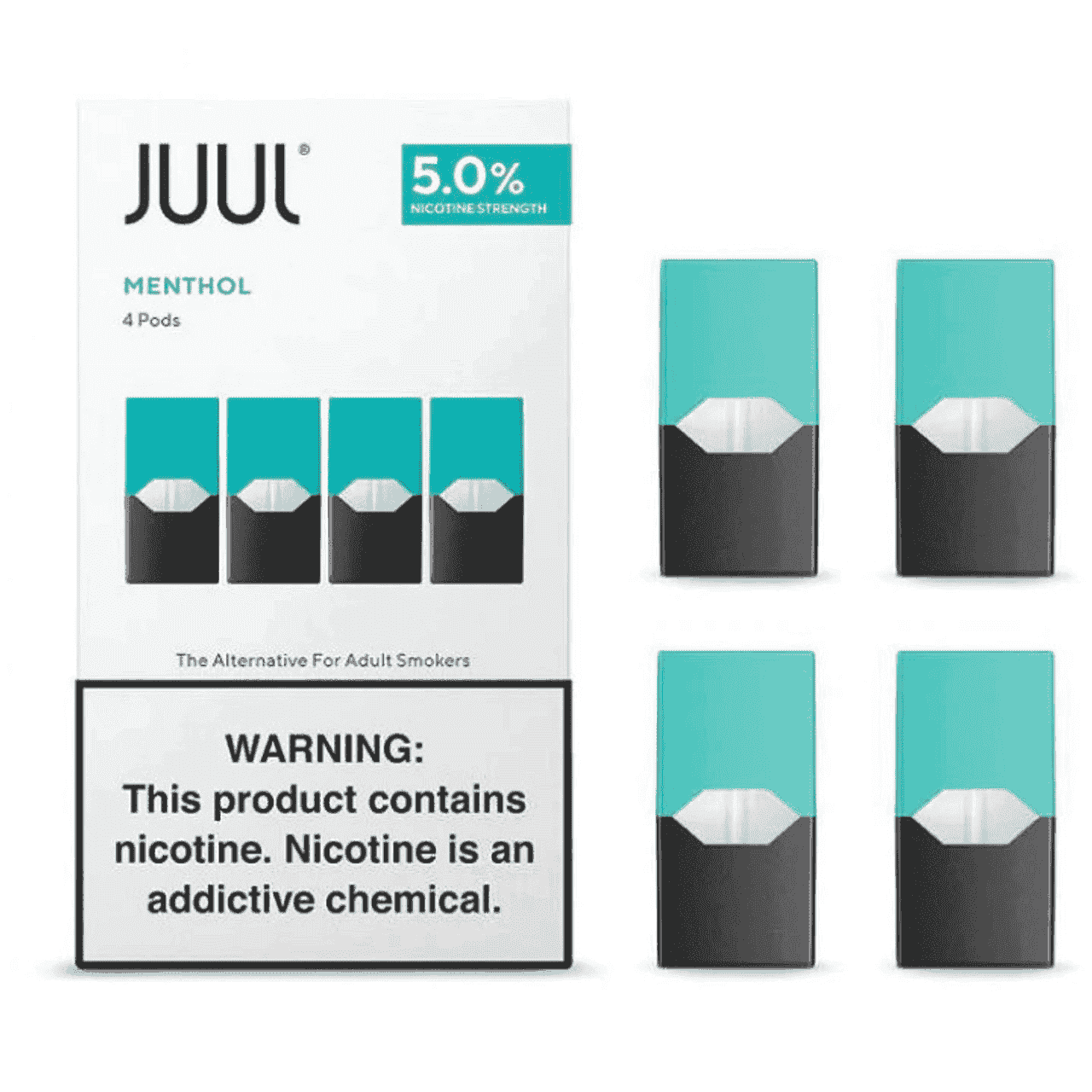 JUUL Pods 50mg 4ct (8/pack)