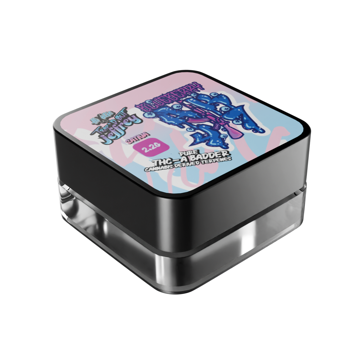 Hixotic Trap'd Out Jeffrey Pure THC-A Badder Dabs 2.2g (8/Pack) [DROPSHIP]