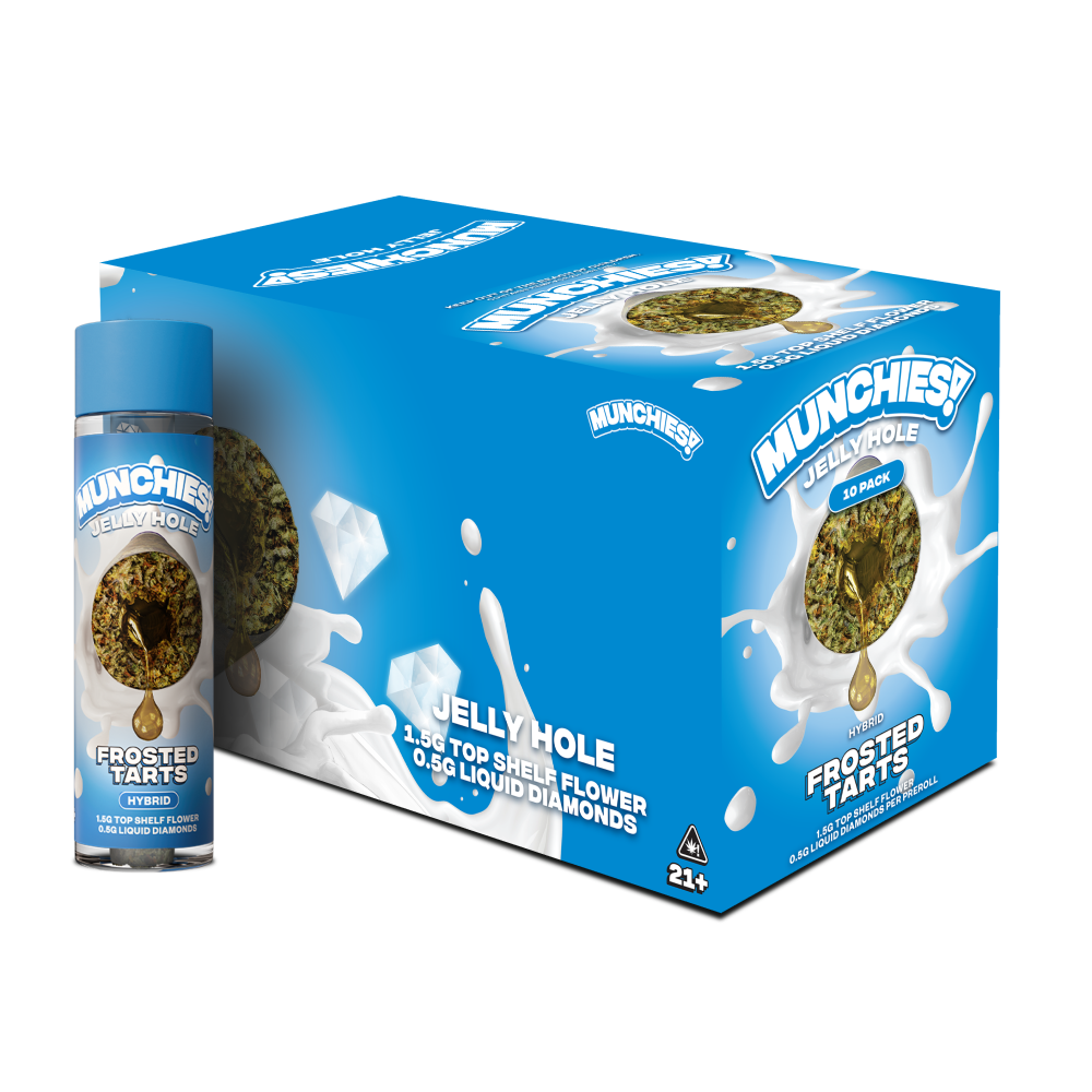 Munchies Jelly Holes Preroll THCA 2g (10/pack) [DROPSHIP]