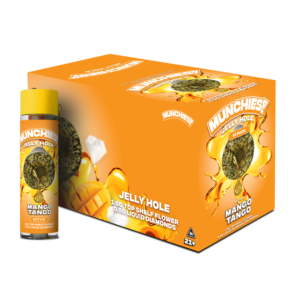 Munchies Jelly Holes Preroll THCA 2g (10/pack) [DROPSHIP]