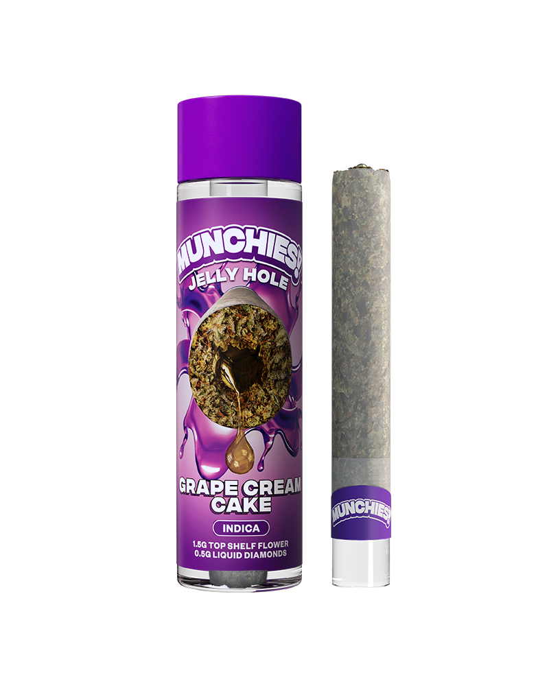 Munchies Jelly Holes Preroll THCA 2g (10/pack) [DROPSHIP]