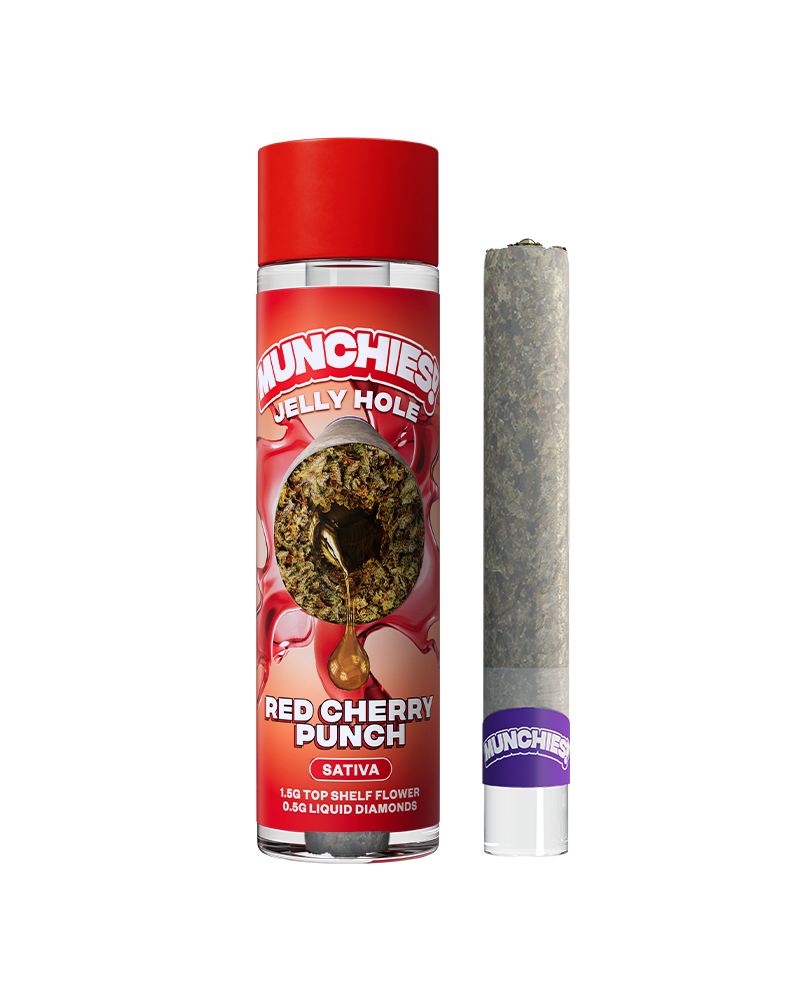 Munchies Jelly Holes Preroll THCA 2g (10/pack) [DROPSHIP]
