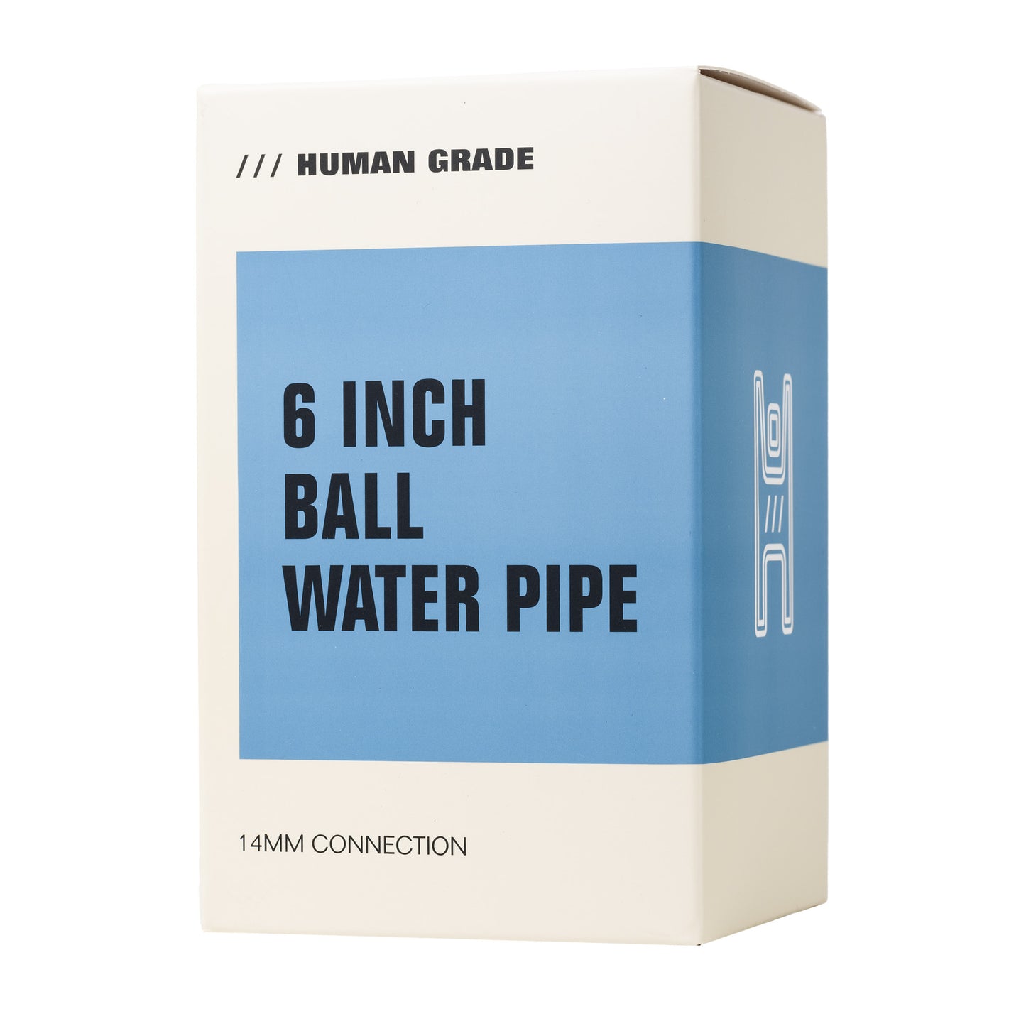 Human Grade 6" Ball Water Pipe (SINGLE)