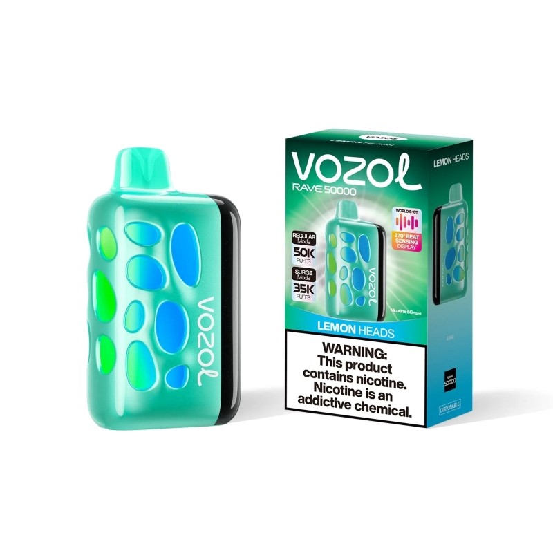 Vozol Rave 50K Disposable 18mL 50mg (5/pack)