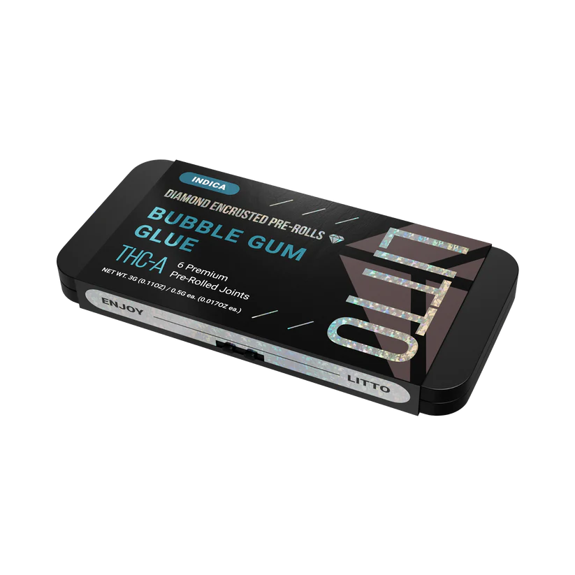 LITTO THC-A Diamond Encrusted Pre-Rolls 6ct 3g (SINGLE) [DROPSHIP]