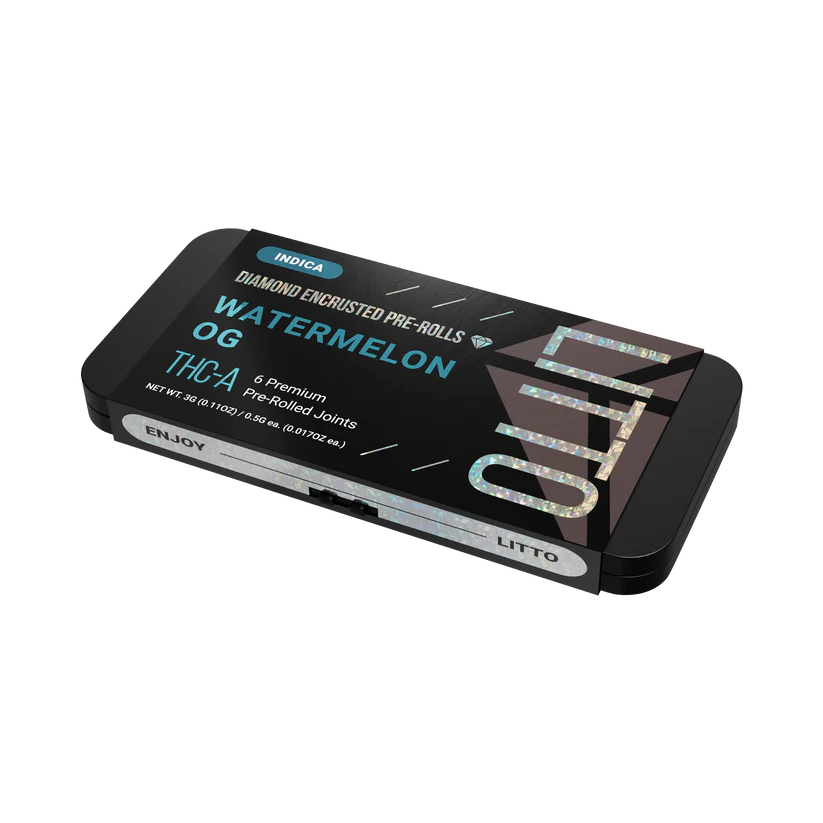 LITTO THC-A Diamond Encrusted Pre-Rolls 6ct 3g (SINGLE) [DROPSHIP]