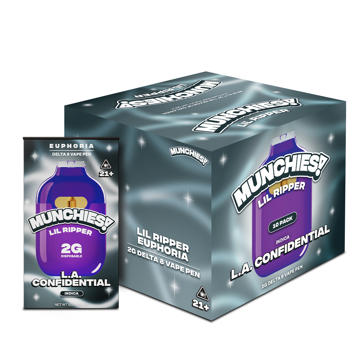 Munchies Lil Ripper Disposable Delta 8 2g (10/pack) [DROPSHIP]