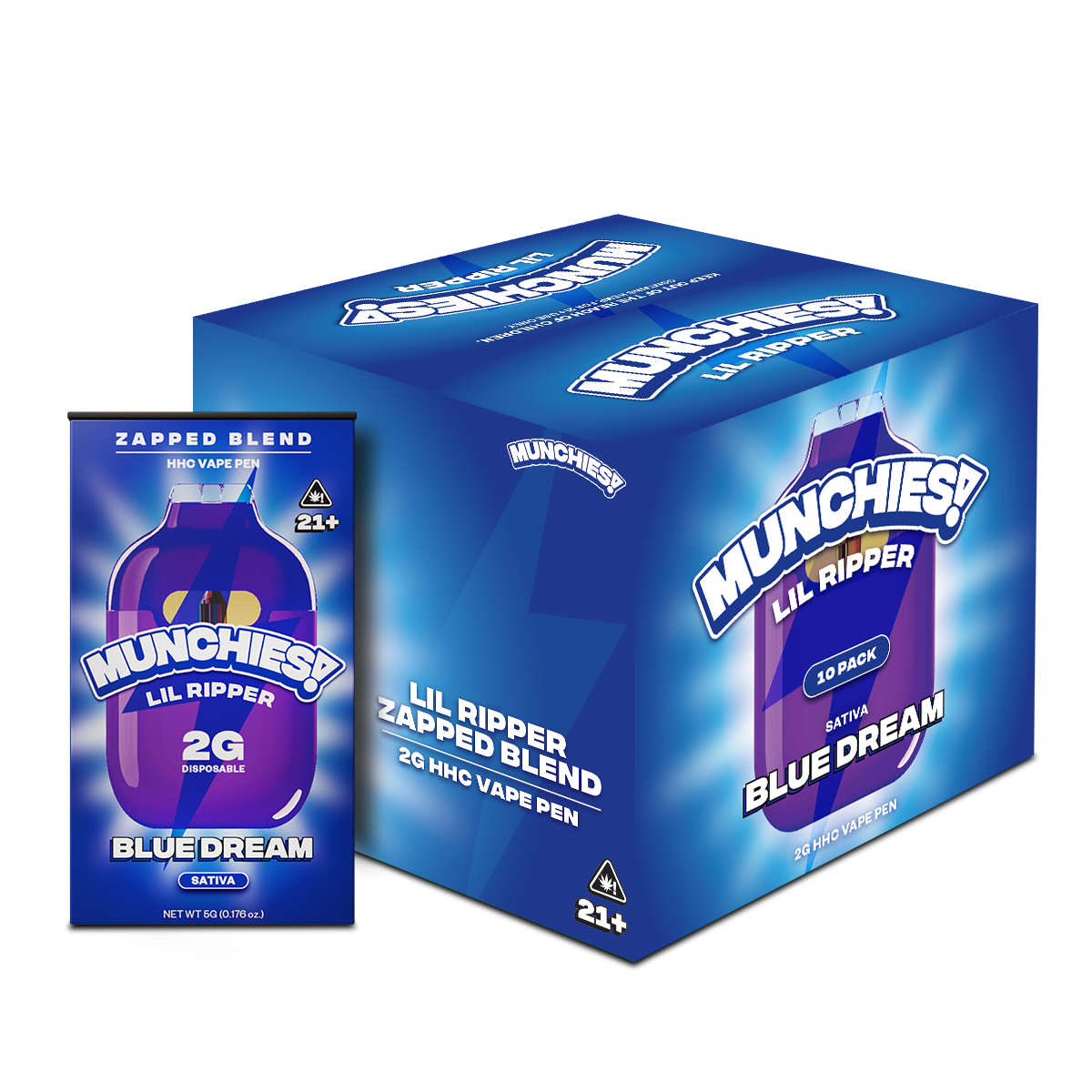 Munchies Lil Ripper Disposable HHC 2g (10/pack) [DROPSHIP]