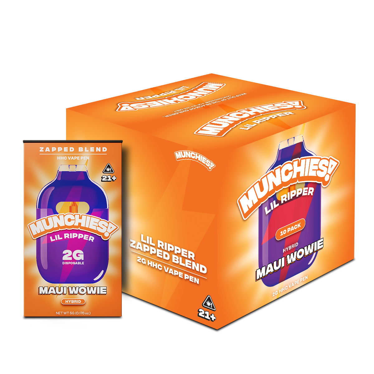 Munchies Lil Ripper Disposable HHC 2g (10/pack) [DROPSHIP]