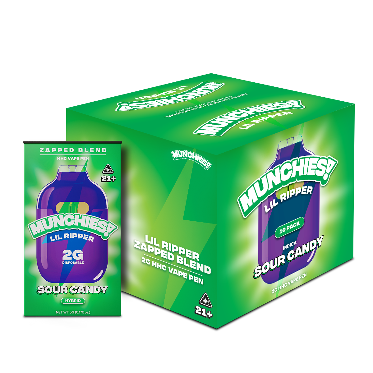 Munchies Lil Ripper Disposable HHC 2g (10/pack) [DROPSHIP]
