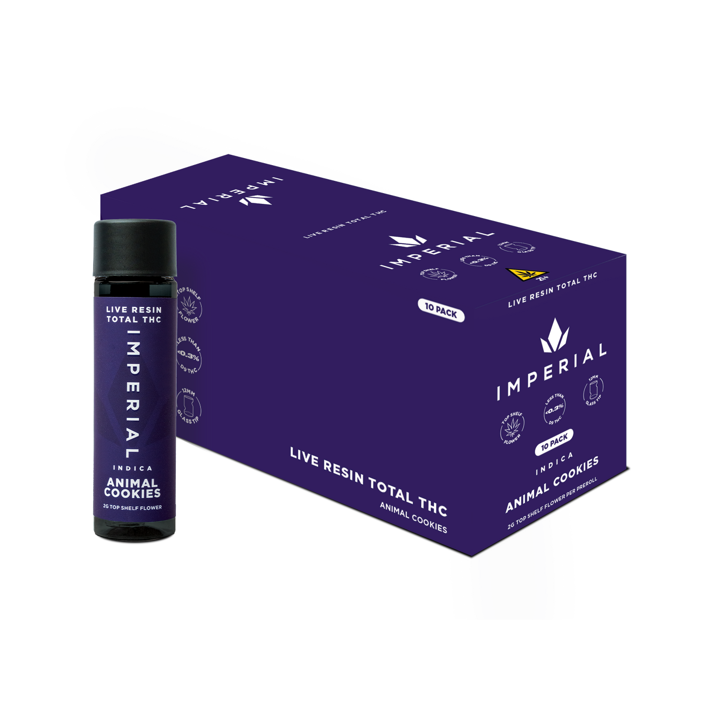 Imperial Total THC Loaded Preroll (10/pack) [DROPSHIP]