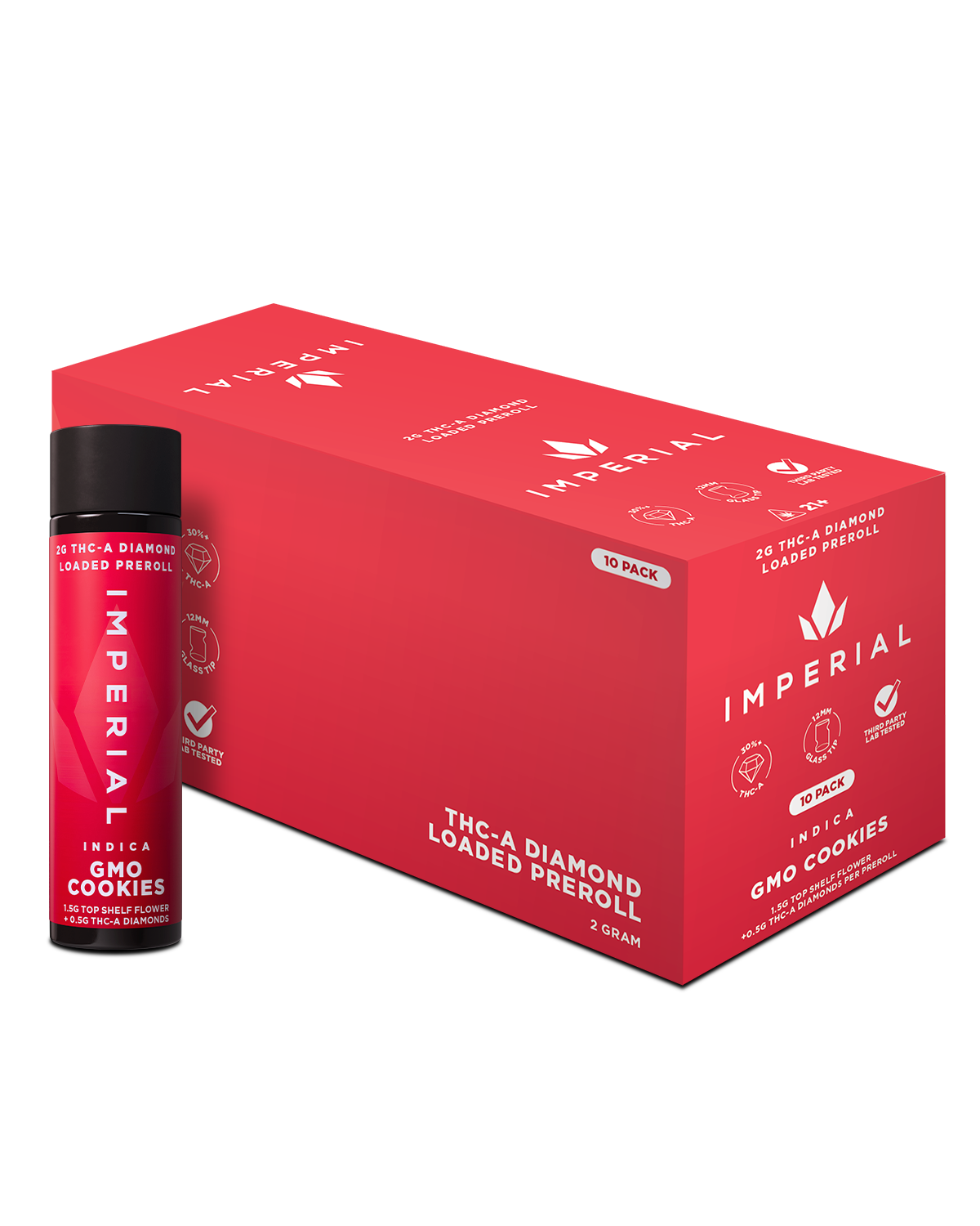 Imperial Loaded Prerolls THCA 2g (10/pack) [DROPSHIP]