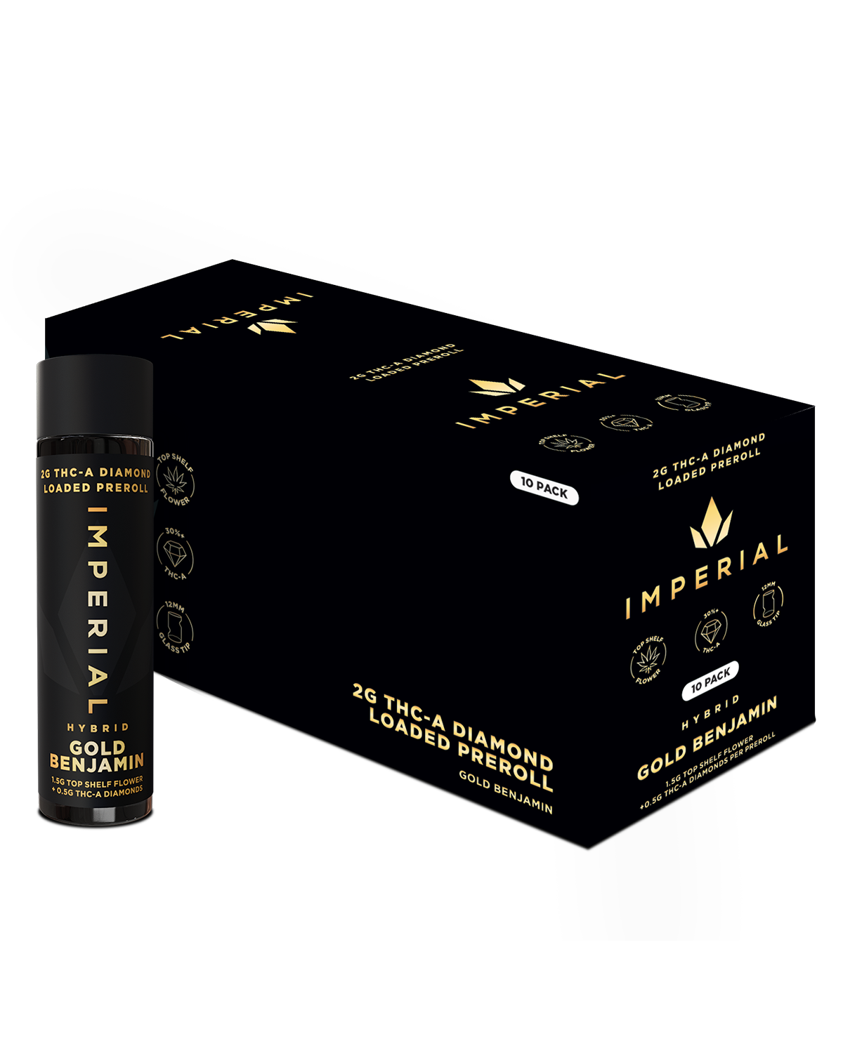 Imperial Loaded Prerolls THCA 2g (10/pack) [DROPSHIP]
