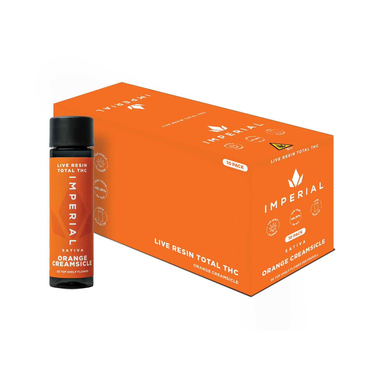 Imperial Total THC Loaded Preroll (10/pack) [DROPSHIP]