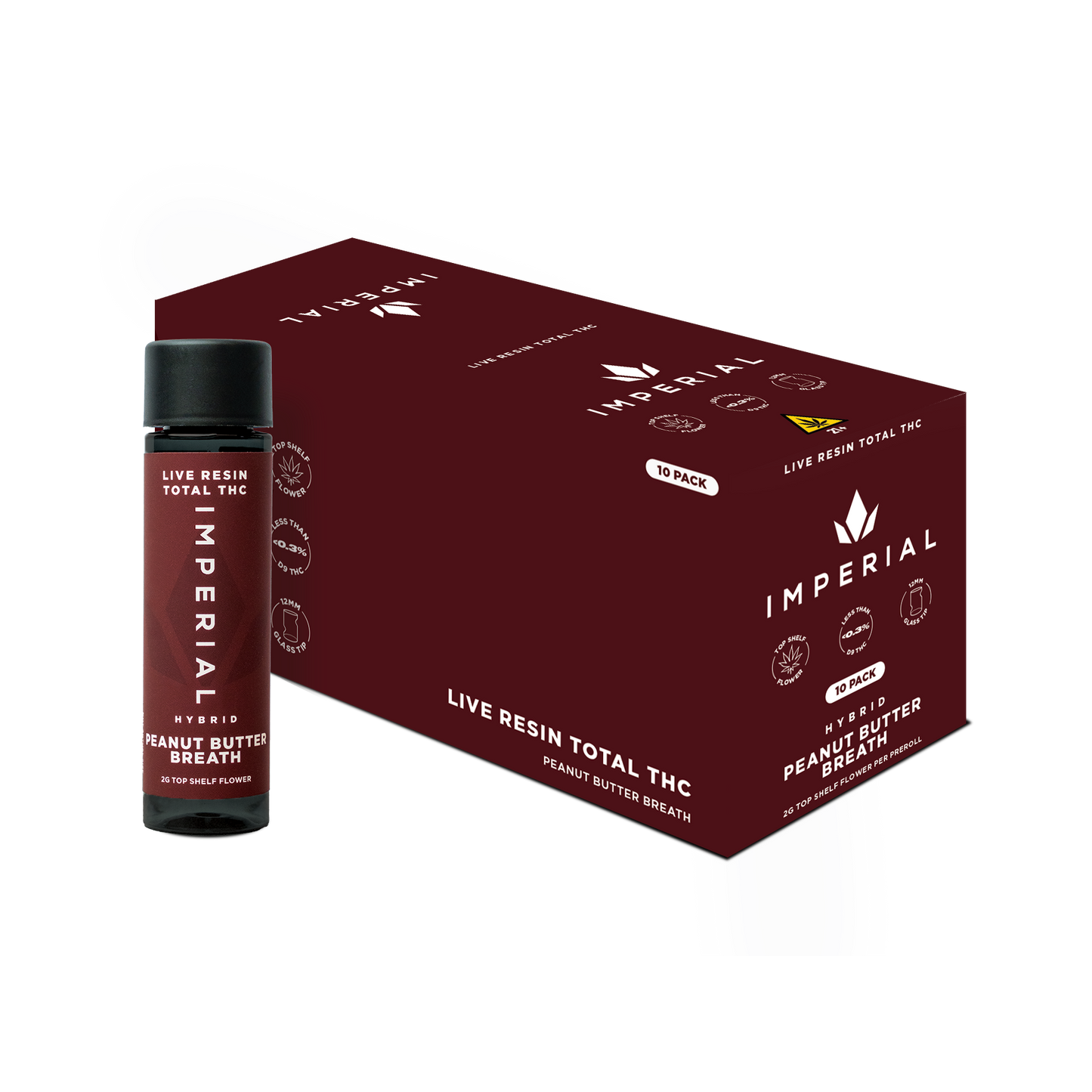 Imperial Total THC Loaded Preroll (10/pack) [DROPSHIP]