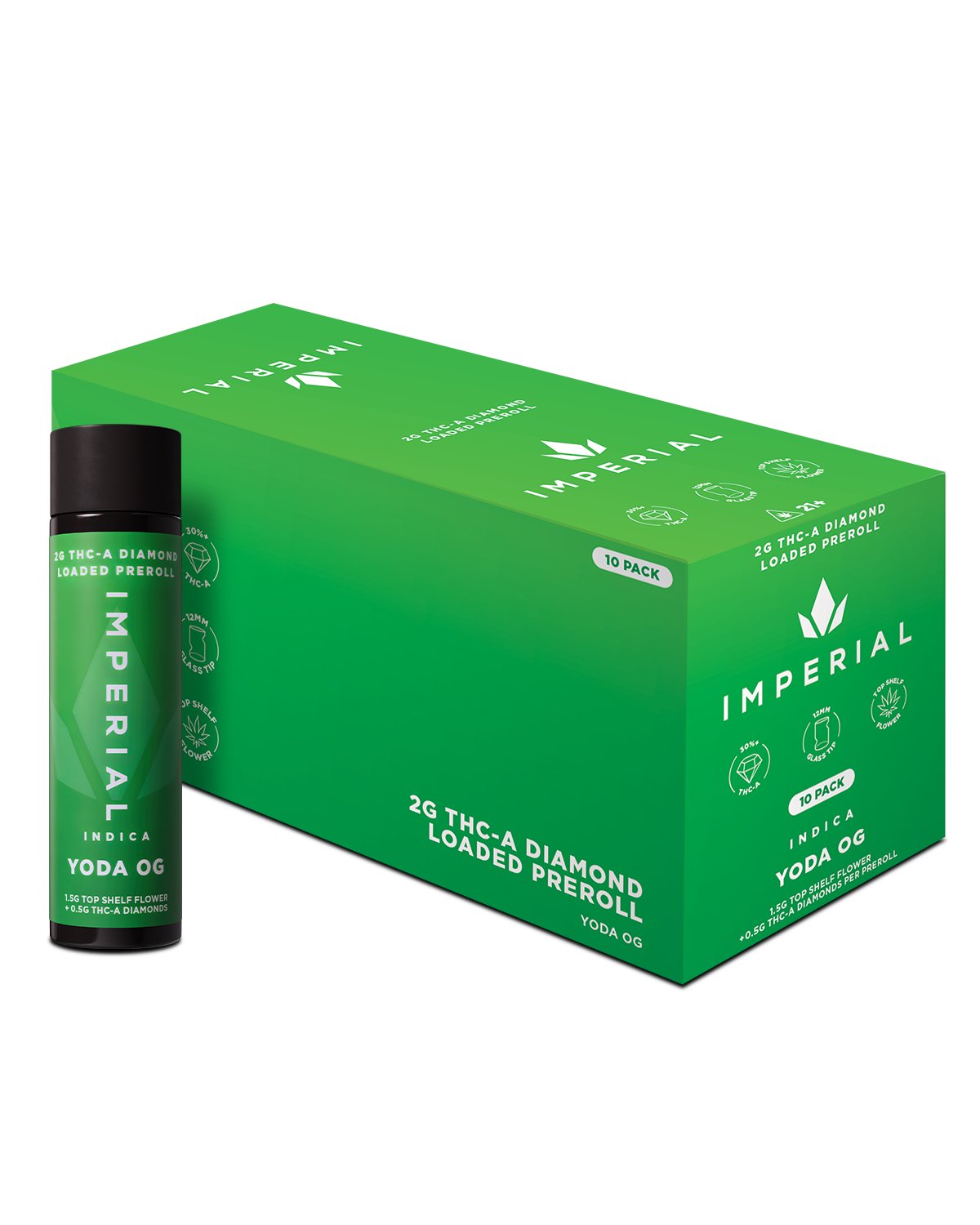 Imperial Loaded Prerolls THCA 2g (10/pack) [DROPSHIP]