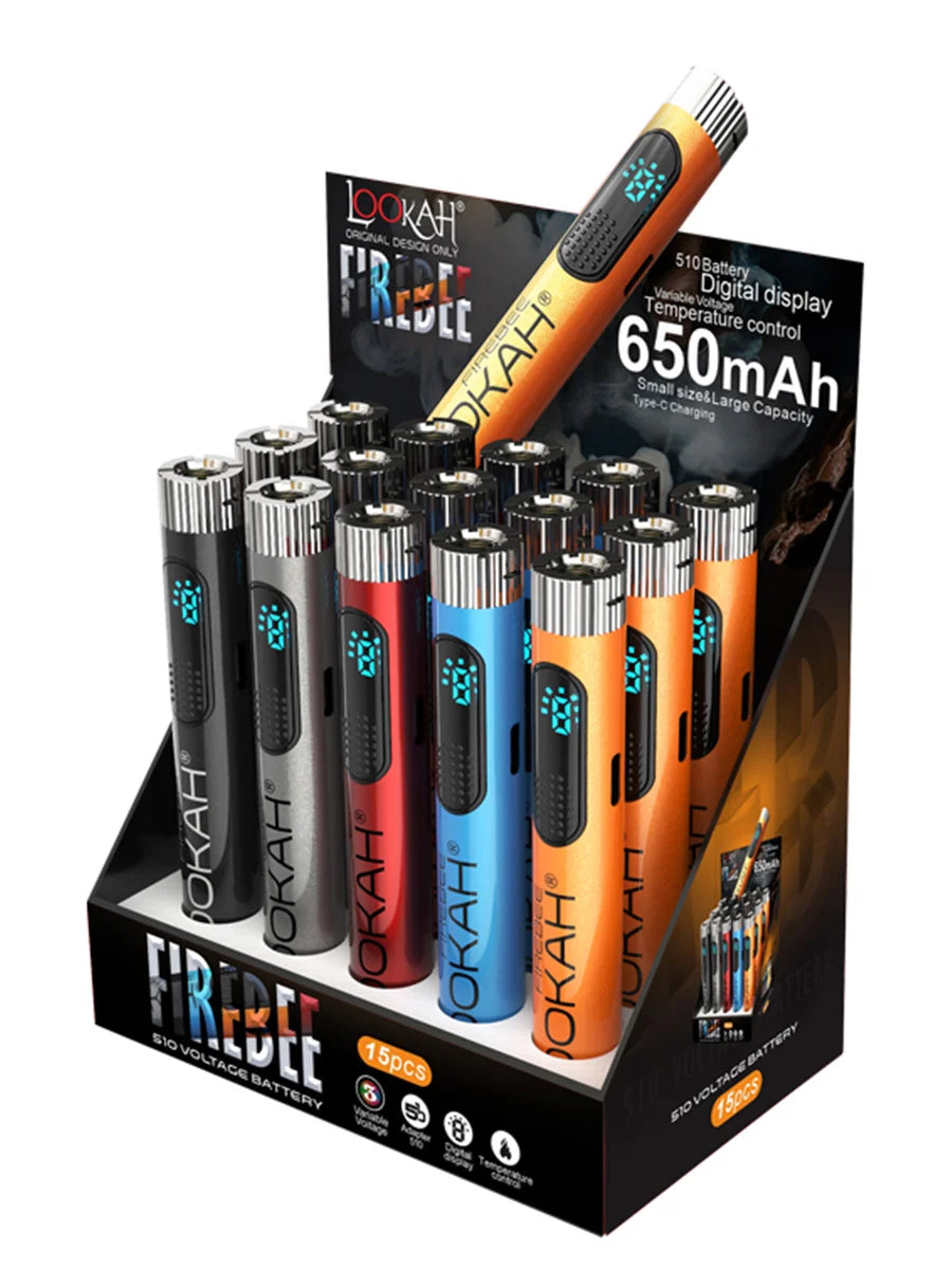 Lookah Firebee 510 Vape Pen Battery (15/pack) - Clearance