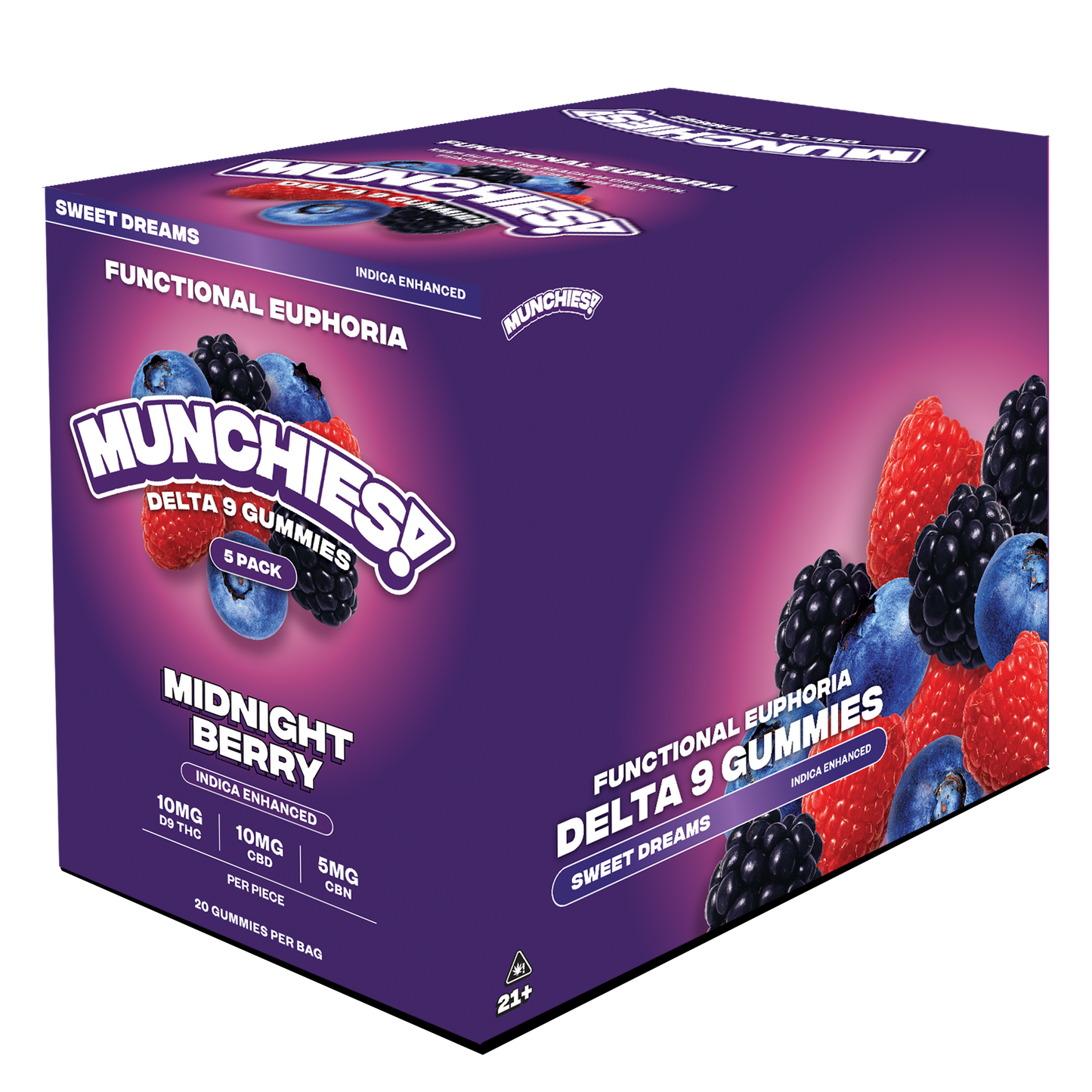Munchies Euphoria Gummy D9 20ct (5/pack) [DROPSHIP]