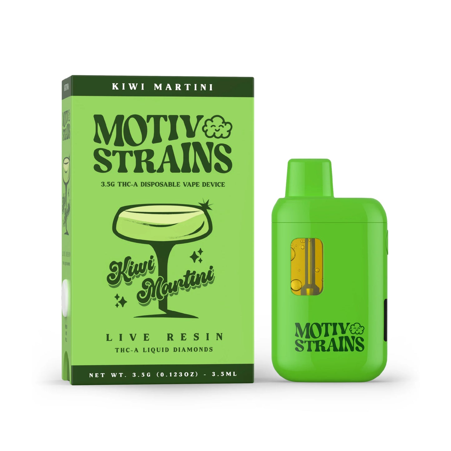 Motiv Strains THC-A Disposable 3.5g (5/Pack) [DROPSHIP]