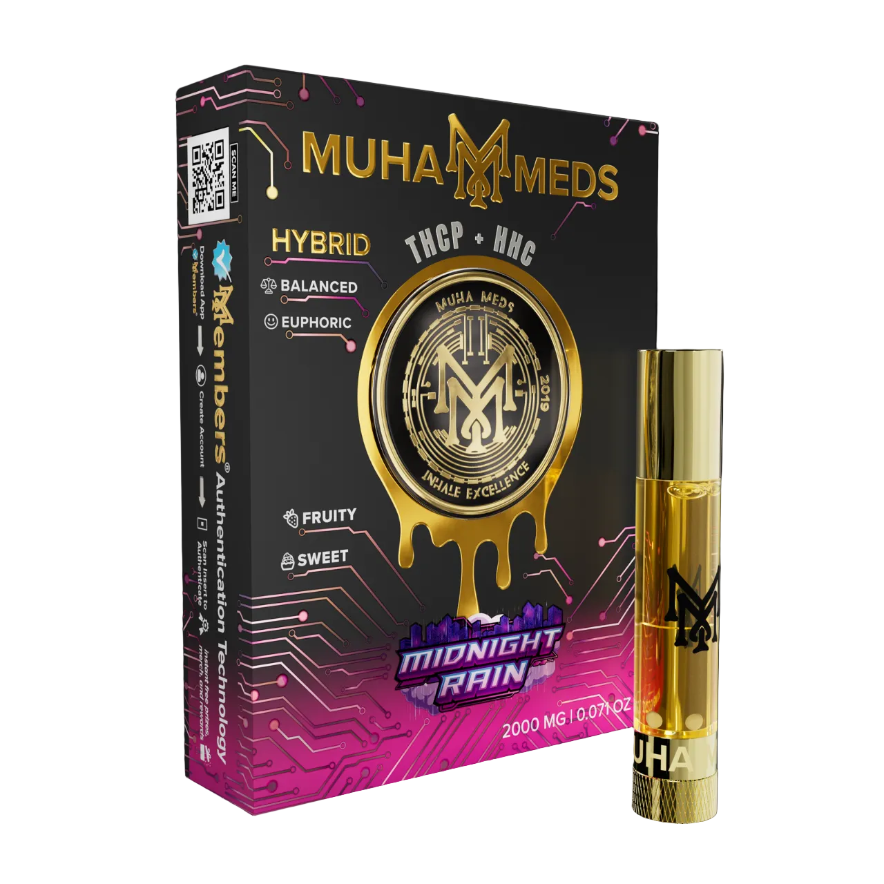 Muha Meds THC-P Cartridge 2g (SINGLE)