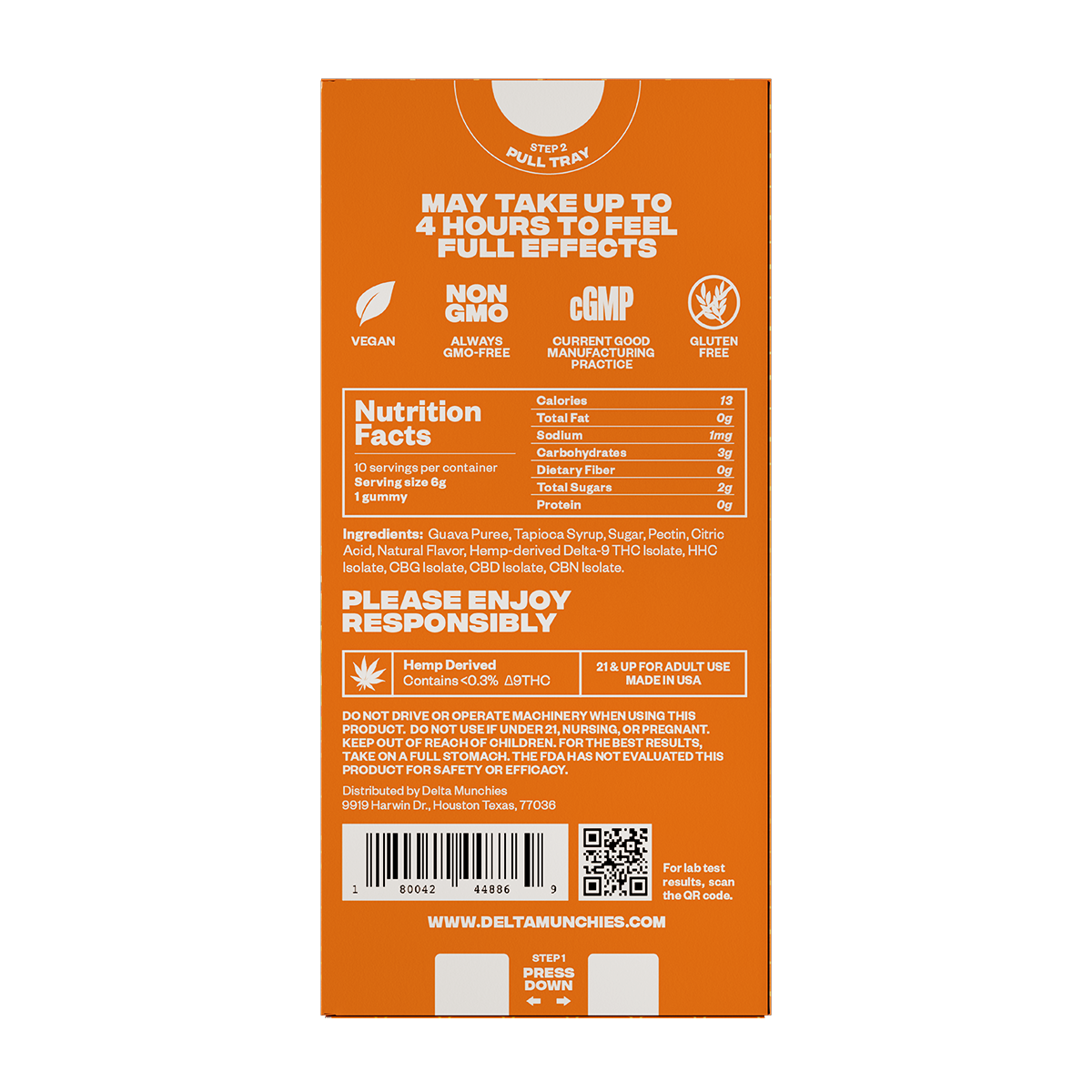 Munchies Froot Jam Gummies D9 1000mg (10/pack) [DROPSHIP]