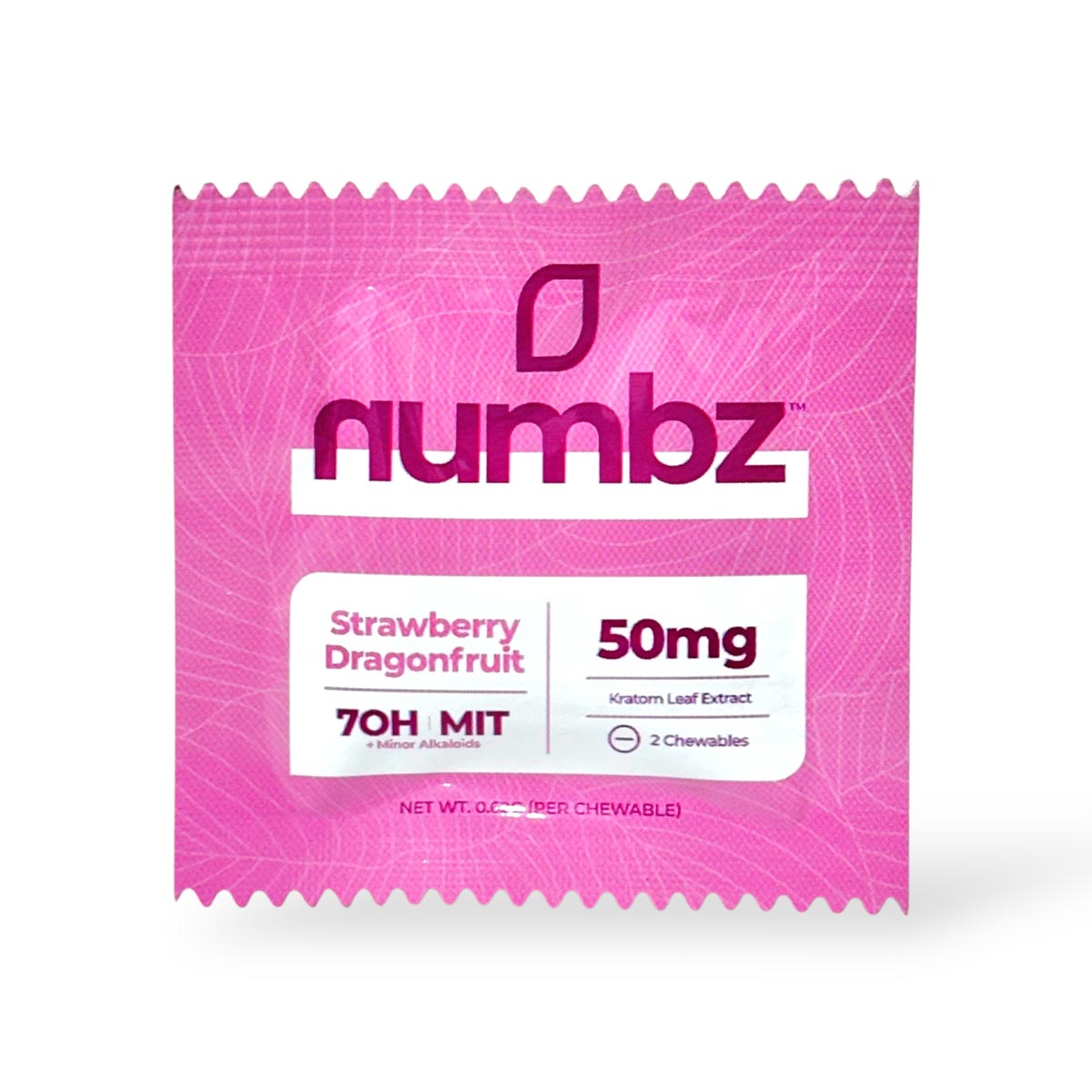 Numbz 7Hydroxy Tablet 25mg 2ct SAMPLE (10/pack)