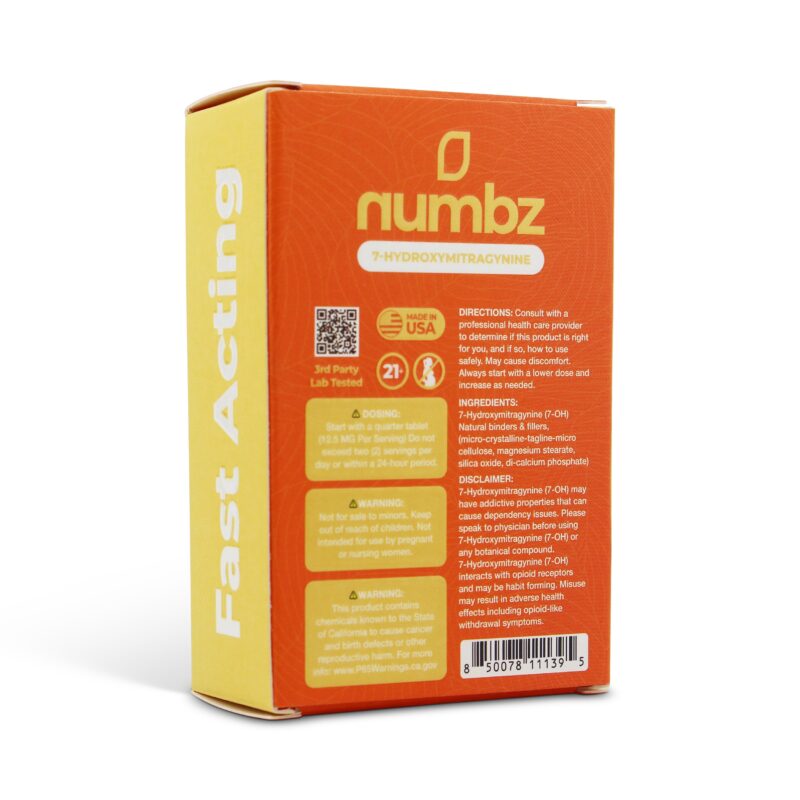 Numbz 7Hydroxy Tablet 50mg 10ct (SINGLE)