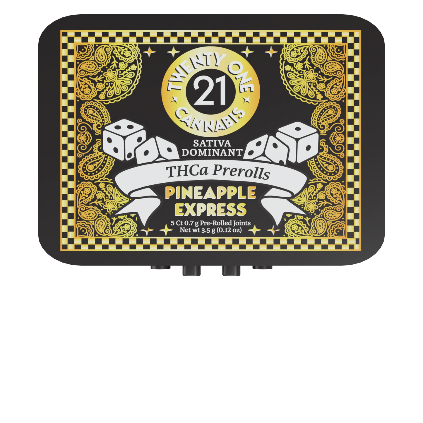 Twenty One THC-A Pre-Rolls 5ct 3.5g (6/Pack) [DROPSHIP]