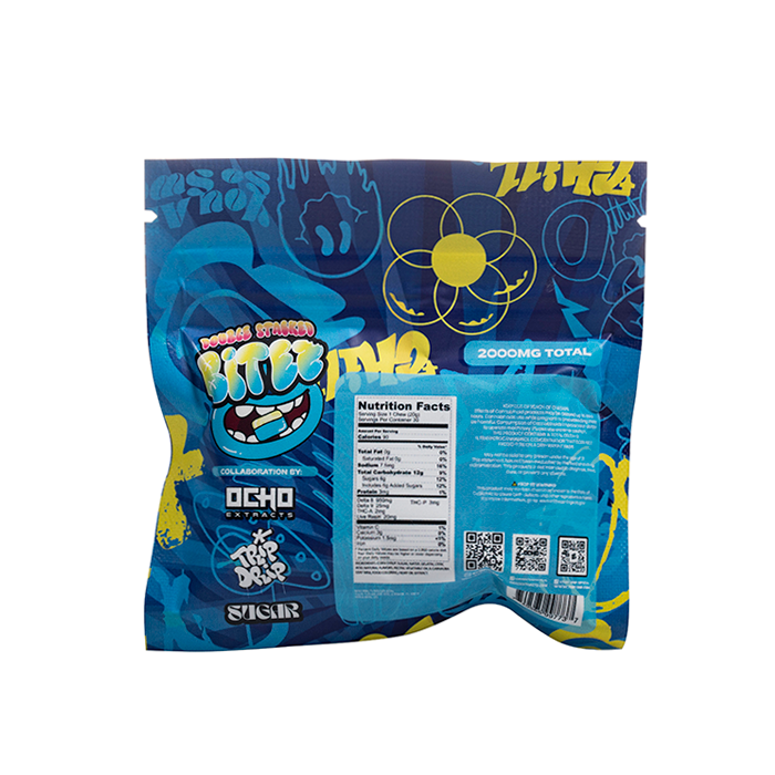 Ocho Extracts x Trip Drip x Sugar Double Stacked Bitez Gummies 1000mg 2ct (SINGLE)