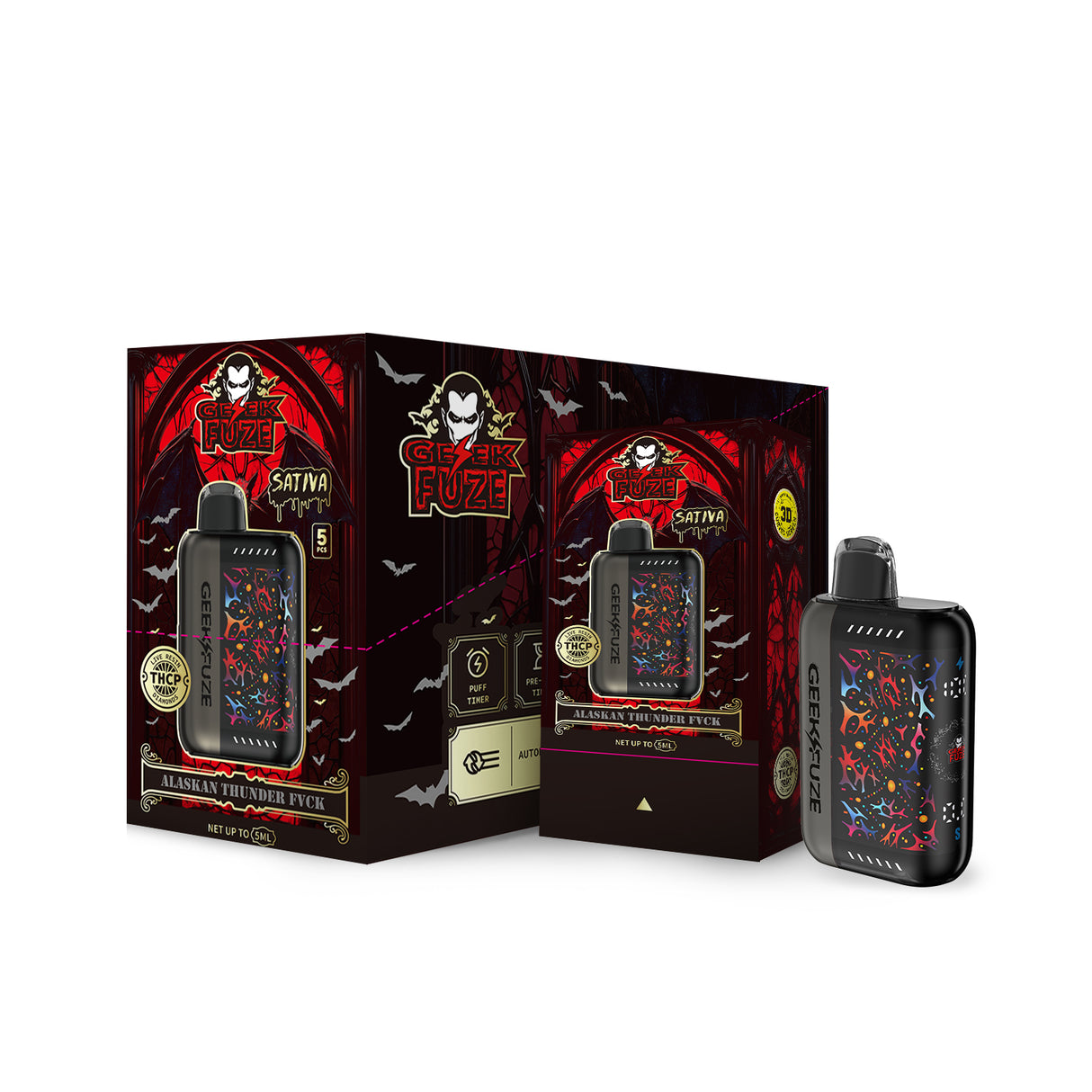 Geekfuze Vampor THCP Live Resin Diamond Disposable 5g (SINGLE)