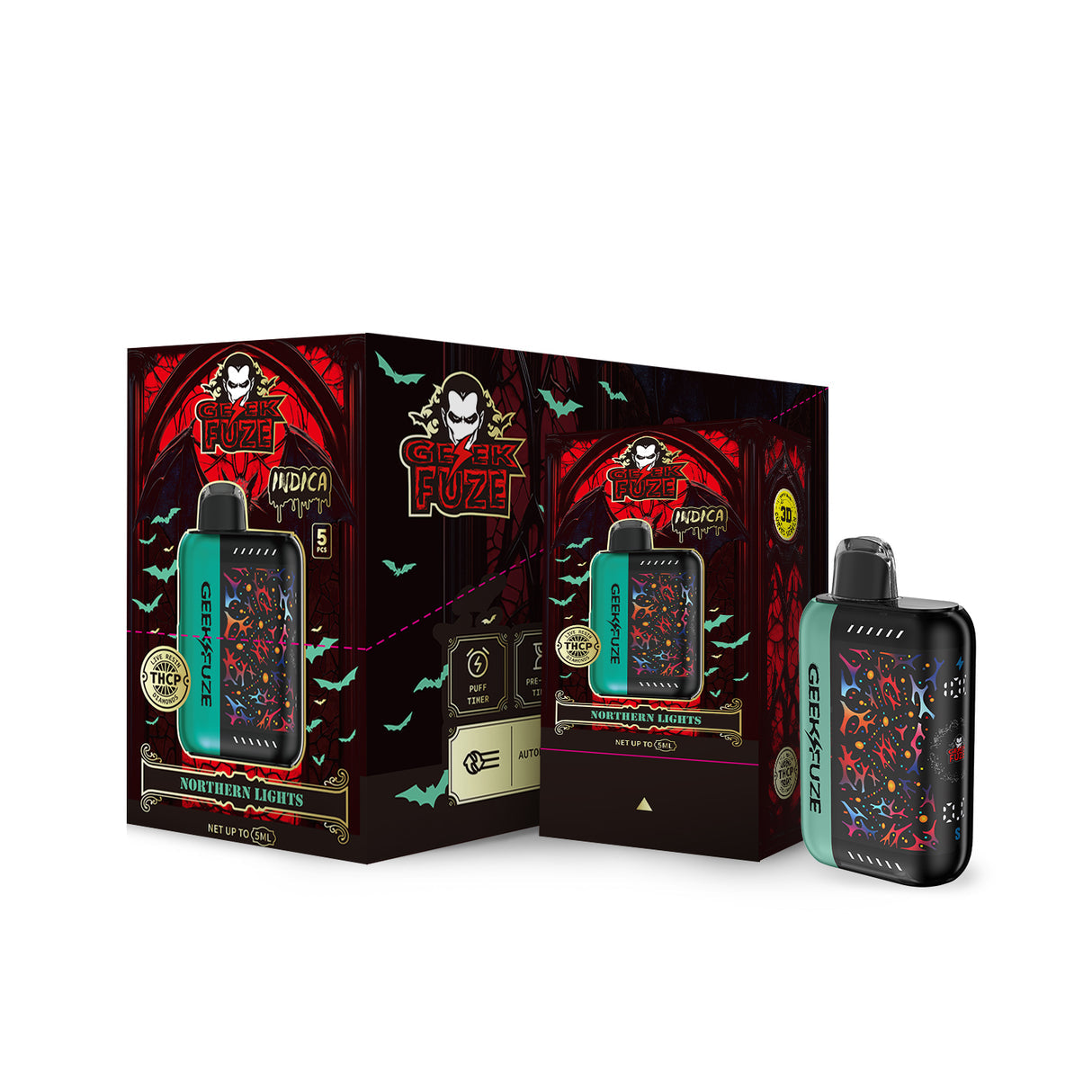 Geekfuze Vampor THCP Live Resin Diamond Disposable 5g (SINGLE)