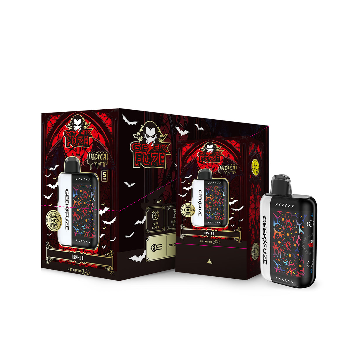 Geekfuze Vampor THCP Live Resin Diamond Disposable 5g (SINGLE)