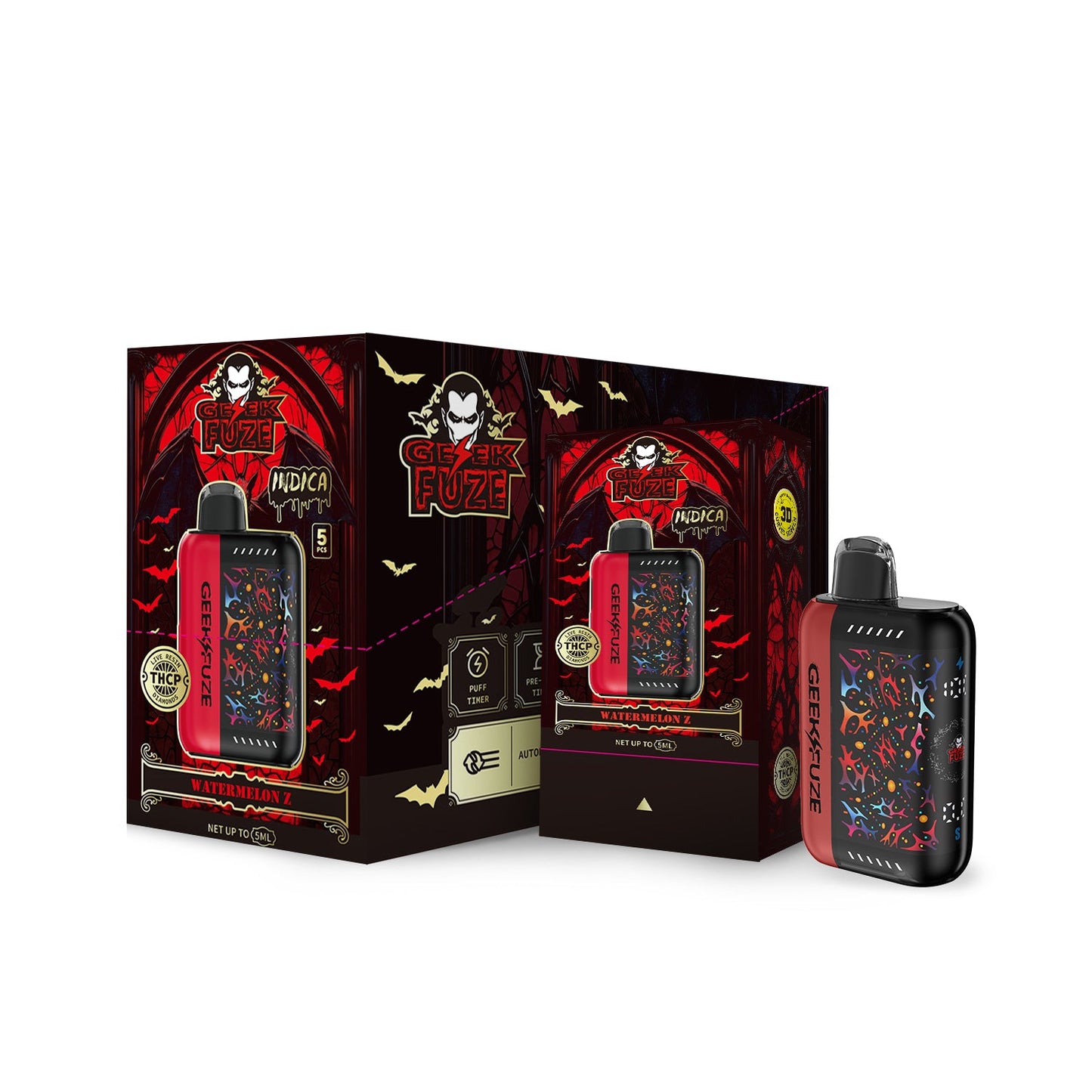 Geekfuze Vampor THCP Live Resin Diamond Disposable 5g (SINGLE)