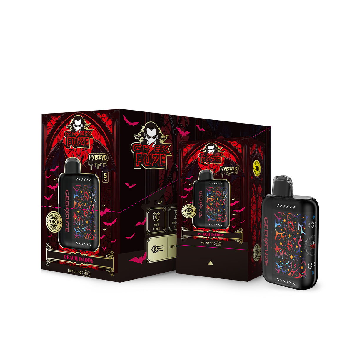 Geekfuze Vampor THCP Live Resin Diamond Disposable 5g (SINGLE)