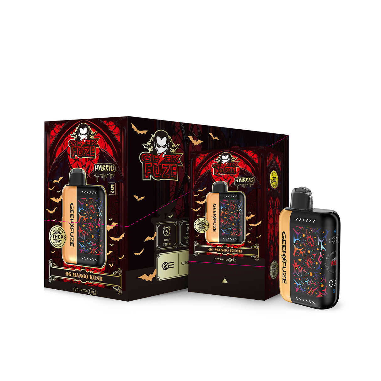 Geekfuze Vampor THCP Live Resin Diamond Disposable 5g (SINGLE)