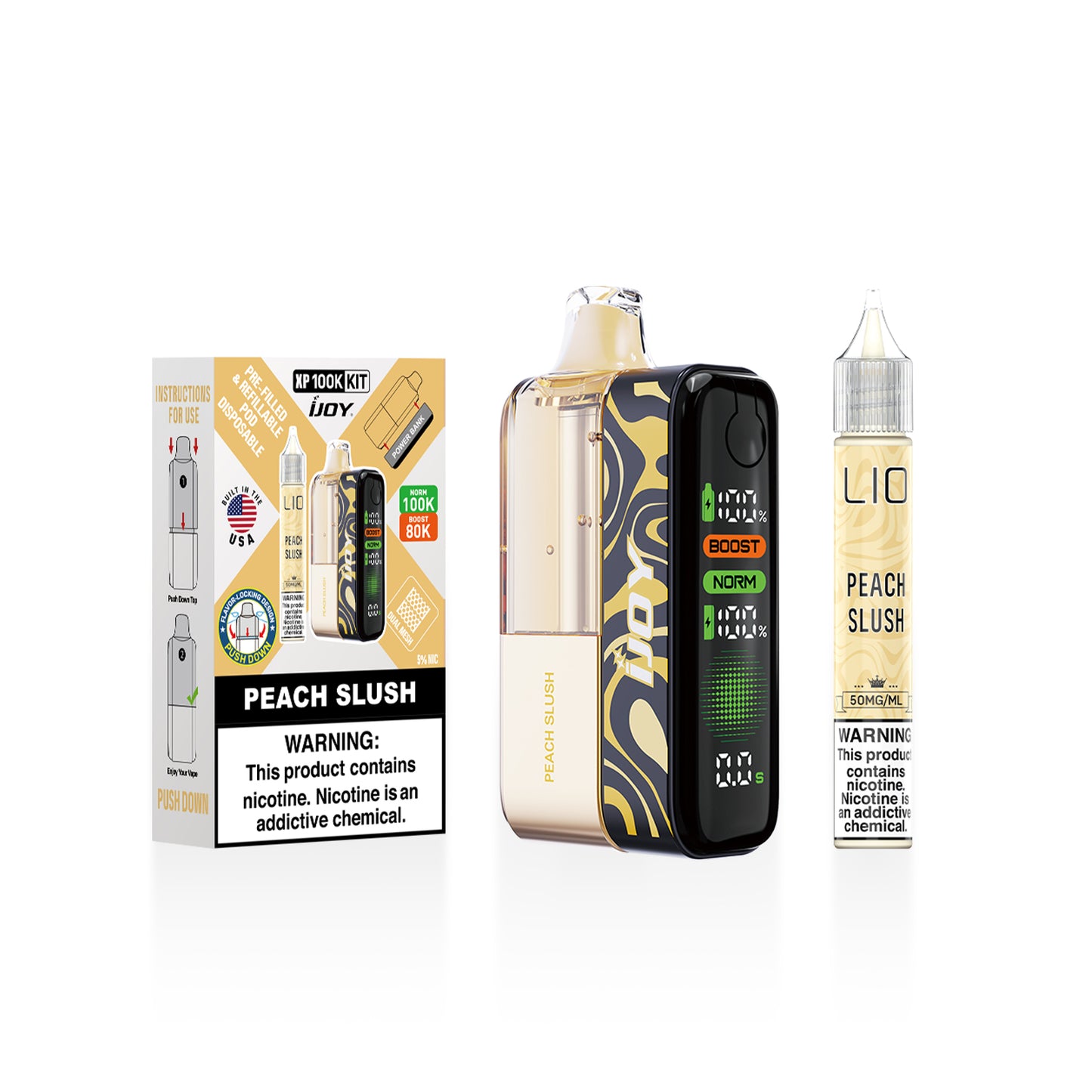 iJoy XP100K Disposable Kit 18mL + 15mL Bottle (5/pack) [TX Compliant]